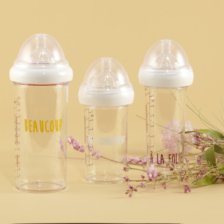 Ensemble de 3 biberons gigognes LE BIBERON Français