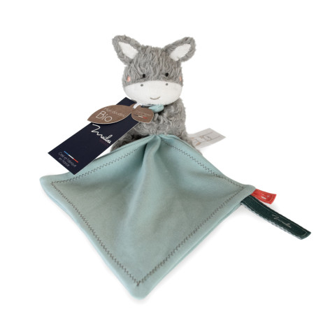 Doudou âne coton bio MAILOU TRADITION