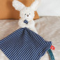 Doudou lapin coton bio MAILOU TRADITION