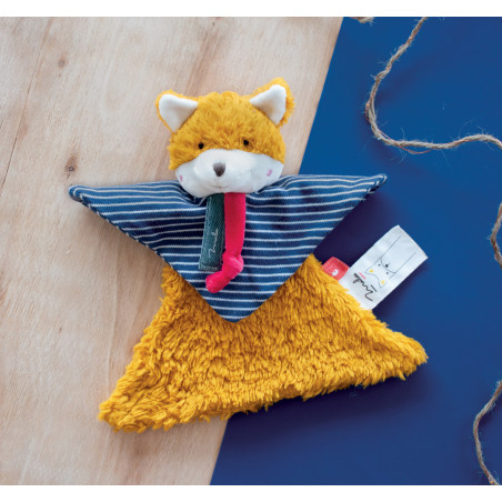 Doudou renard coton bio MAILOU TRADITION