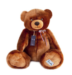 Peluche l'ours français caramel 65 cm MAILOU TRADITION