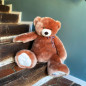 Peluche l'ours français caramel 65 cm MAILOU TRADITION