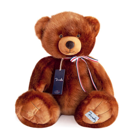 Peluche l'ours français caramel 50 cm MAILOU TRADITION