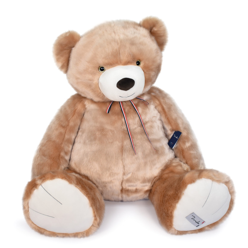 Peluche l'ours français champagne 65 cm MAILOU TRADITION