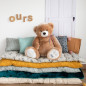 Peluche l'ours français champagne 35 cm MAILOU TRADITION