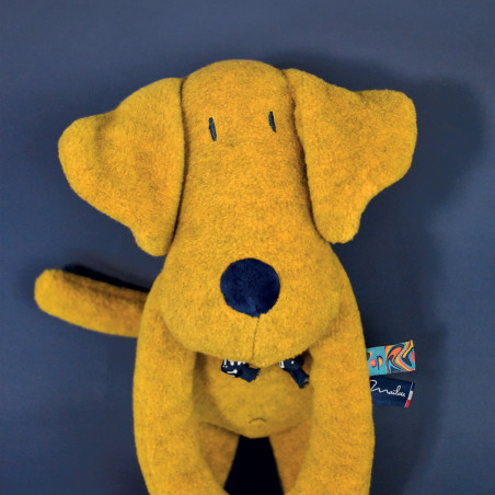 Peluche TocToc le Chien ocre MAILOU TRADITION