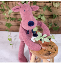 Peluche Mamache la Vache rose MAILOU TRADITION