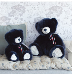 Peluche l'ours français marine 50 cm MAILOU TRADITION