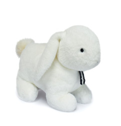 Peluche Merlin le lapin blanc 40 cm MAILOU TRADITION
