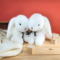 Peluche Merlin le lapin blanc 60 cm MAILOU TRADITION