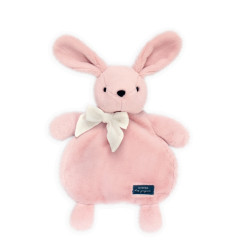 Peluche bouillotte Lapin rose MAILOU TRADITION