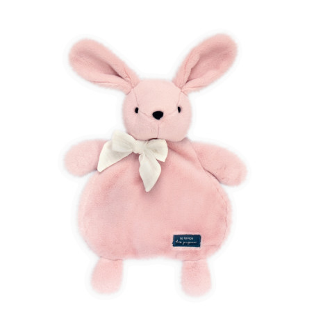 Peluche bouillotte Lapin rose MAILOU TRADITION