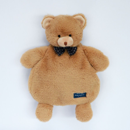 Peluche bouillotte Ours brun MAILOU TRADITION