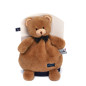 Peluche bouillotte Ours brun MAILOU TRADITION