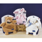 Peluche bouillotte Lapin écru MAILOU TRADITION