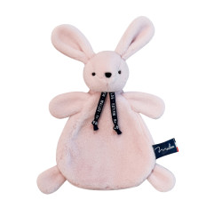 Peluche Lapin Dorlotin Rose poudré MAILOU TRADITION