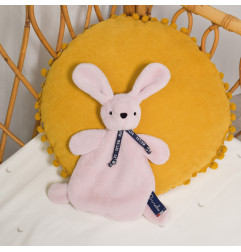 Peluche Lapin Dorlotin Rose poudré MAILOU TRADITION