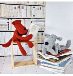 Peluche Futfut le Renard orange MAILOU TRADITION