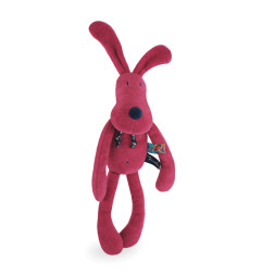 Peluche Soso le Lapin rose MAILOU TRADITION
