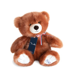 Peluche l'ours français marron glacé 35 cm MAILOU TRADITION