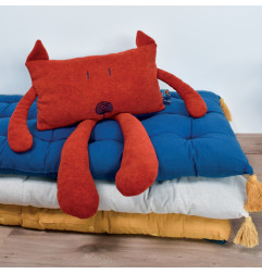 Coussin peluche Futfut le Renard orange MAILOU TRADITION