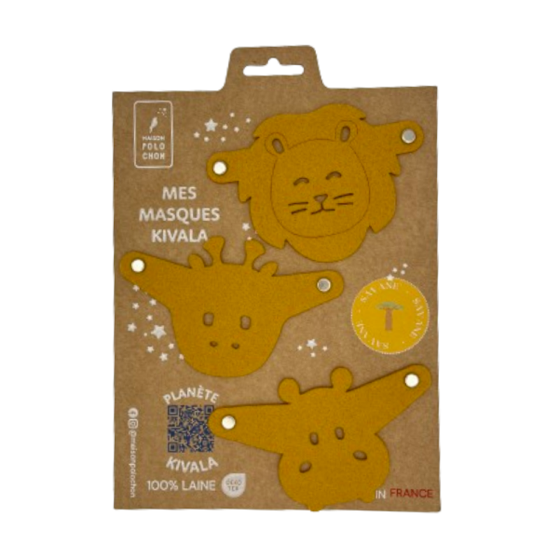 Kit de masques Kivala Savane MAISON POLOCHON