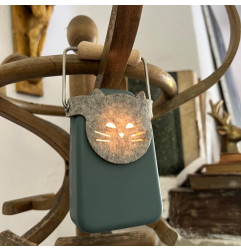 Coffret lampe nomade étanche Kivala MAISON POLOCHON, vert mousse