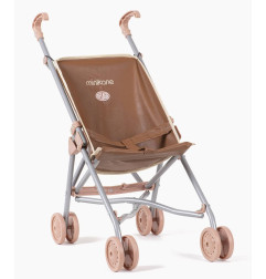 Poussette poupée simili cuir DELAGE x MINIKANE, simili cuir