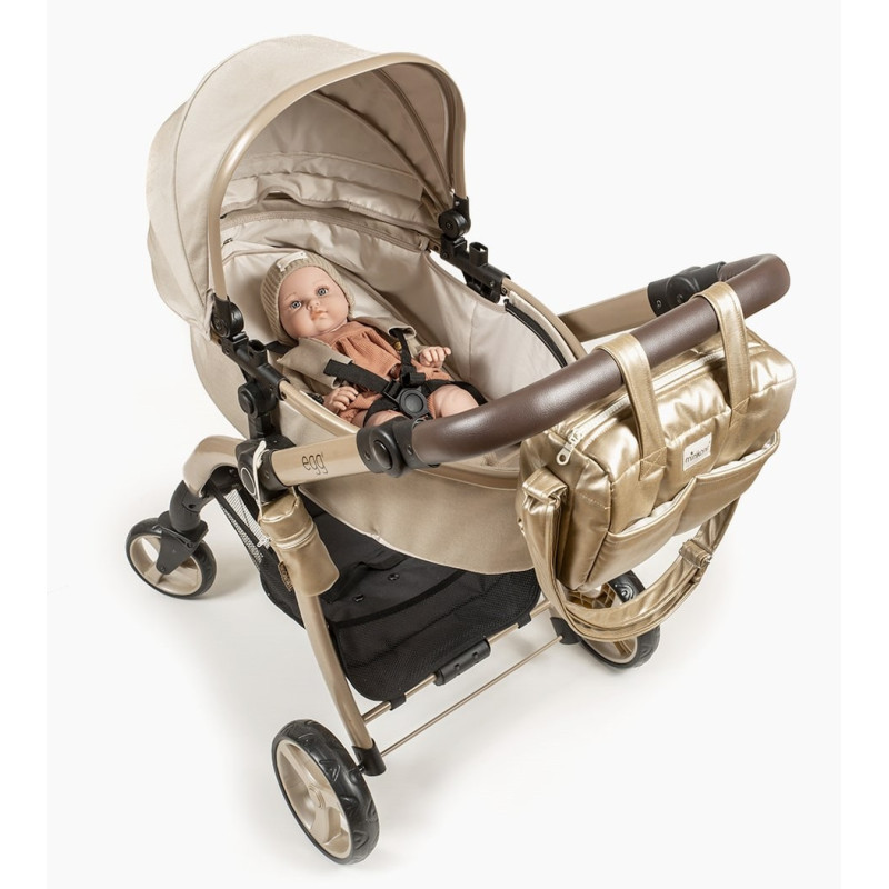 Landau poussette 2 en 1 pour poupée EGG x MINIKANE