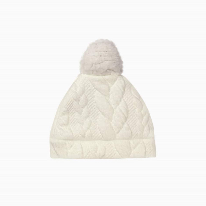 Bonnet poupée Amigas Gilbert MINIKANE, jacquard écru