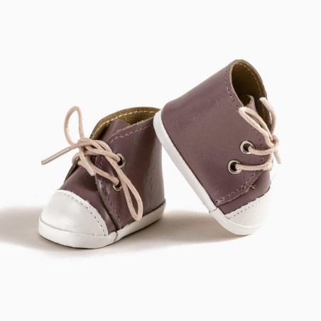 Baskets poupée Gordis Komvers MINIKANE, simili cuir blush