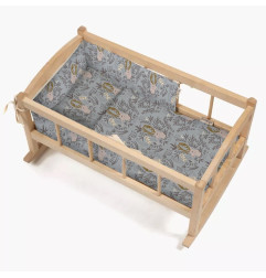 Lit à bascule et son tour de lit pour poupée MINIKANE, Elaphe