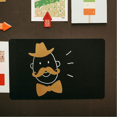 Feutre craie pour tableau noir FERFLEX, blanc