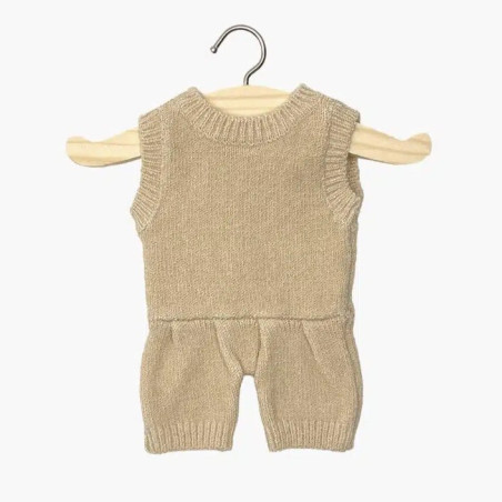 Barboteuse poupon Gordis Orlando MINIKANE, tricot crème