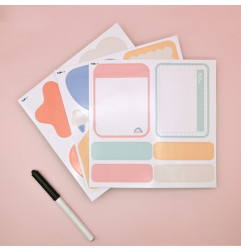 Pense-bêtes magnétiques FERFLEX, Fraise