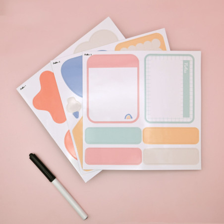 Pense-bêtes magnétiques FERFLEX, Fraise