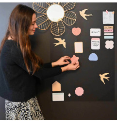 Pense-bêtes magnétiques FERFLEX, Fraise