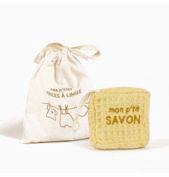 Panier pochon Set Lingerie poupée et ses 10 pinces à linge MINIKANE