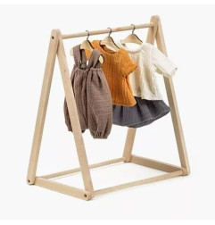 Porte-vêtements pour poupée Ted MINIKANE, bois naturel