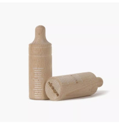 Biberon poupée MINIKANE, bois gradué