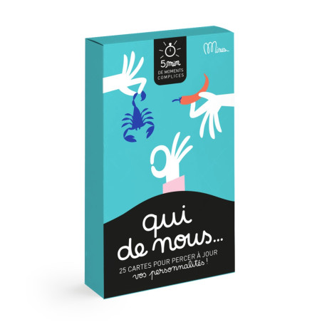 Jeu de cartes Qui de Nous MINUS EDITIONS