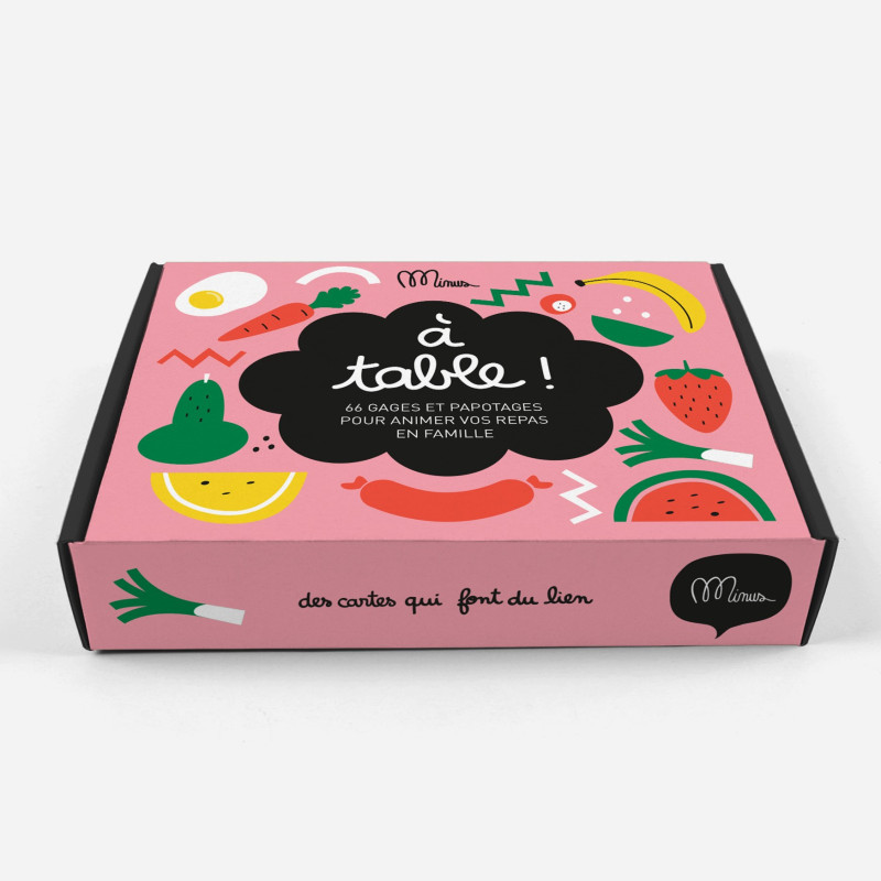 Jeu cartes de discussion A Table MINUS EDITIONS
