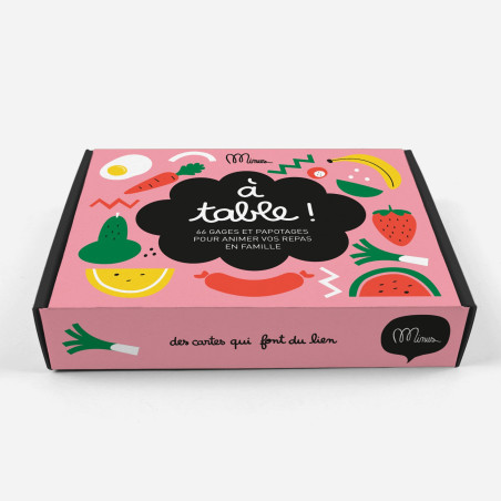 Jeu cartes de discussion A Table MINUS EDITIONS