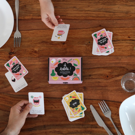 Jeu cartes de discussion A Table MINUS EDITIONS