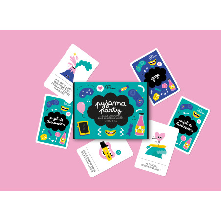 Jeu cartes de discussion Pyjama Party MINUS EDITIONS