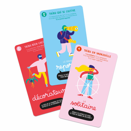 Jeu de 7 familles Super Tribus MINUS EDITIONS