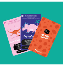 Jeu de 7 familles Super Dinos MINUS EDITIONS