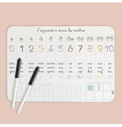 Ardoise magnétique FERFLEX, J'apprends à écrire les nombres