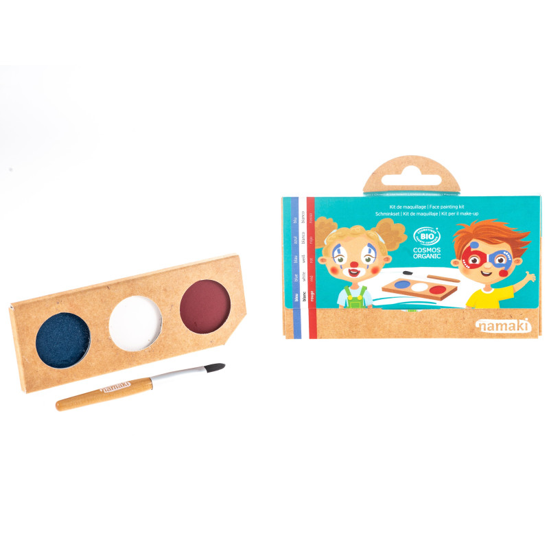 Kit de maquillage bio Clown et Arlequin NAMAKI