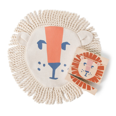 Jeu de blocs en bois Animaux NOBODINOZ, 5 pièces